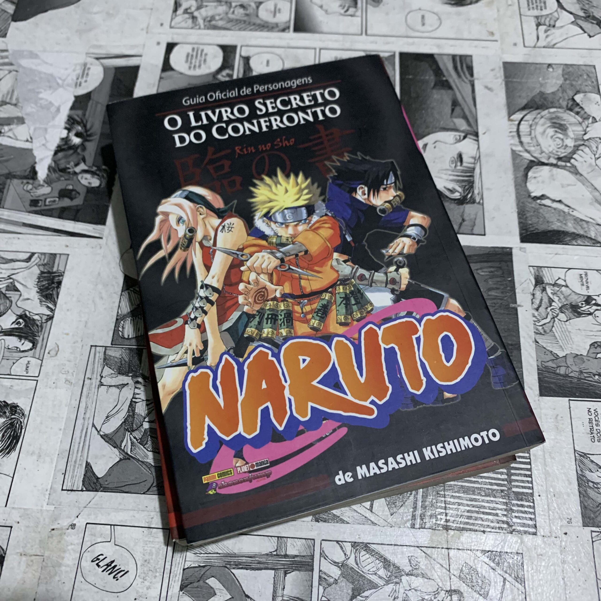 Naruto: Guia Oficial De Personagens - O Livro Secreto Do Confronto - Rin No  Sho